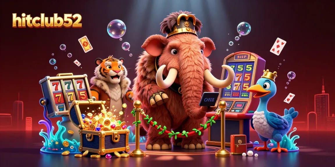 Experience exciting jackpots at hitclub52 with vibrant characters and dynamic game elements.