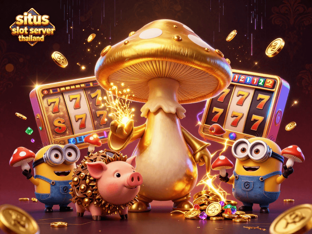 Situs slot server Thailand offers enchanting gameplay surrounded by magical symbols and vibrant casino elements.