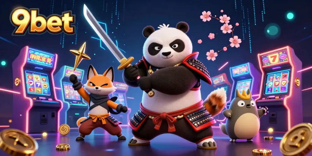 Experience engaging gaming with 9bet's vibrant casino atmosphere featuring thrilling characters.