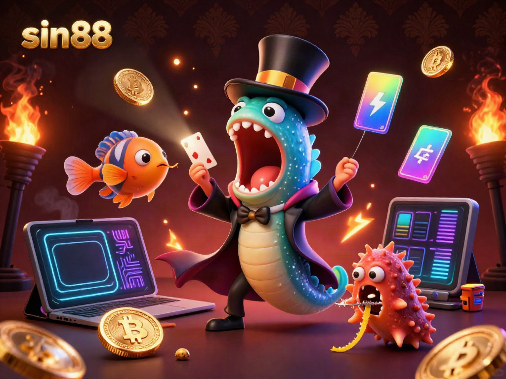 Experience exciting card tricks in sin88 with a magical sea adventure featuring unique characters.