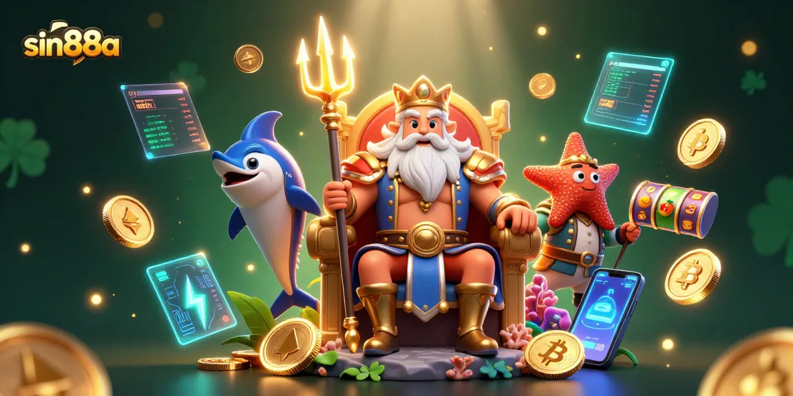 Experience thrilling gameplay with sin88a surrounded by vibrant casino game elements.