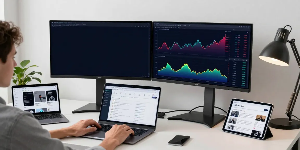 durov2 Hold verification in a professional cryptocurrency trading setup with monitors, digital wallet, and DeFi dashboards.