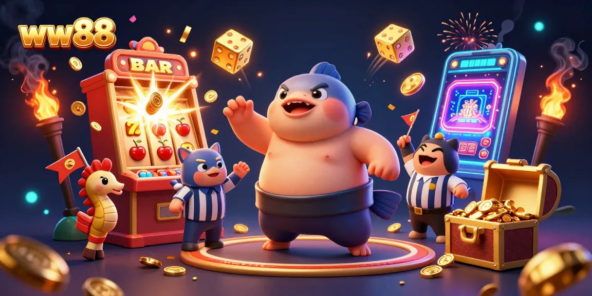 Catch the excitement at ww88 with a lavish jackpot explosion in our colorful casino scene.