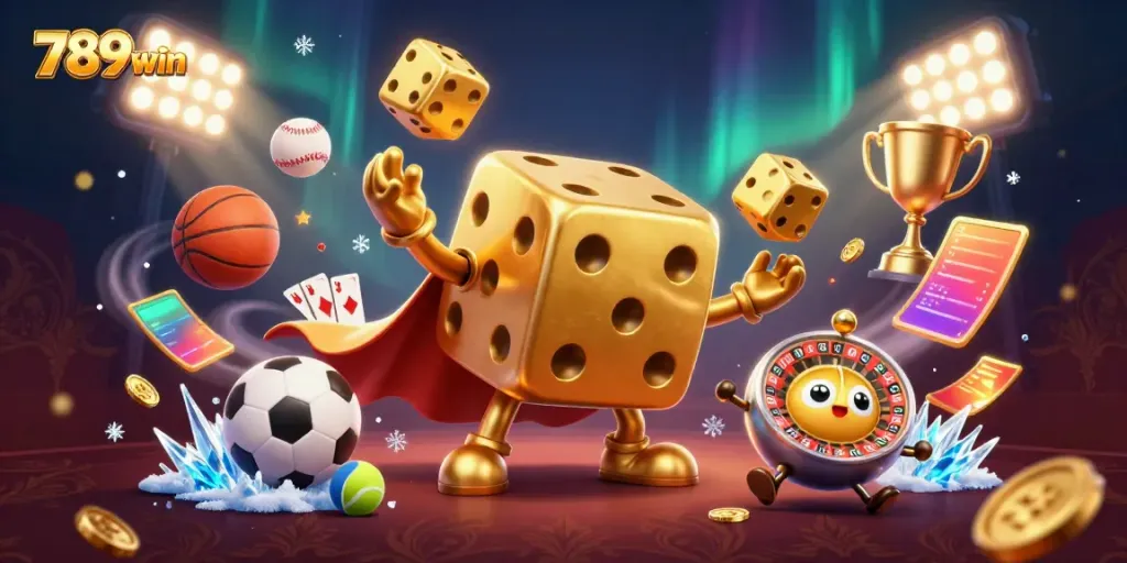 Engage in thrilling gaming adventures at 789win with dynamic characters and casino elements.