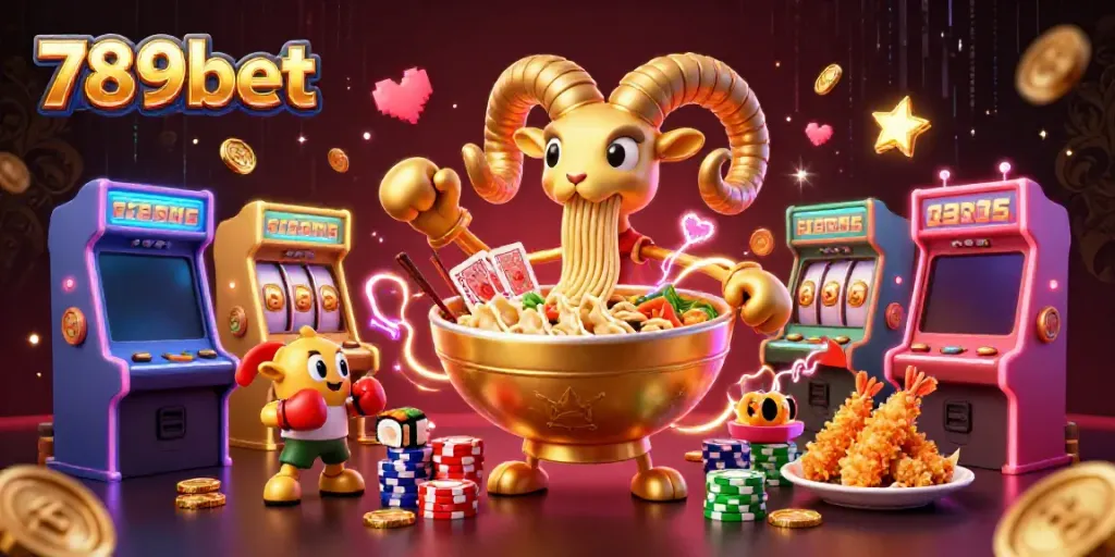 Engage with 789bet in a vibrant 3D casino scene showcasing colorful game elements and dynamic characters.