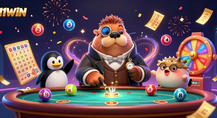 Experience 11WIN with thrilling underwater poker action, featuring vibrant gaming elements.