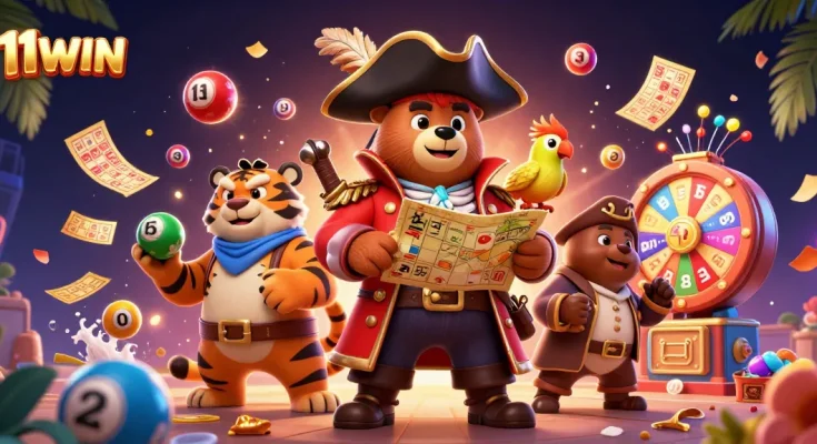 Experience thrilling games at 11WIN with pirate adventures and vibrant casino action.